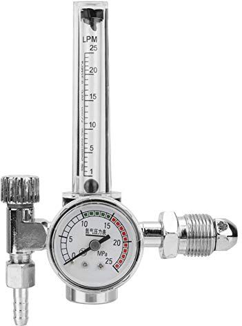 Hilitand Riduttore di pressione del gas Argon Contatore del gas Argon con uscita manometro Filettatura maschio Riduttore di pressione G5 / 8-14 (CGA540)