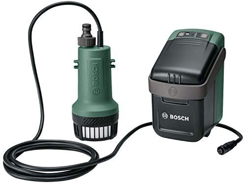 Bosch Pompa sommersa a batteria GardenPump 18V-2000 (senza batteria, sistema da 18 Volt, confezione in cartone)