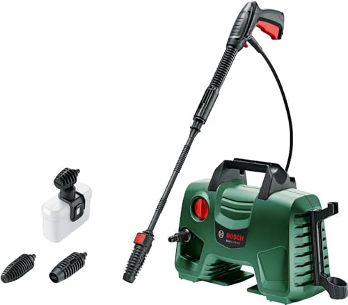 Bosch Easyaquatak 110 Idropulitrice, 1300 Watt, Pressione 110 Bar, Nero Verde, 40 x 20 x 37.5 cm