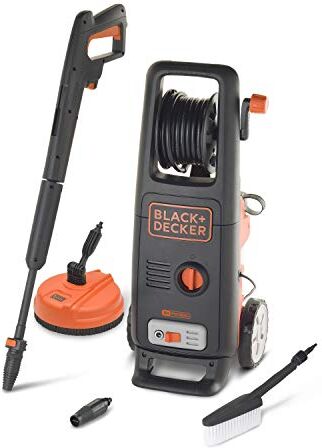 Black & Decker Idropulitrice ad Ottima Pressione  con Patio Cleaner e Spazzola Fissa, 1800 W, 135 bar, 440 l/h