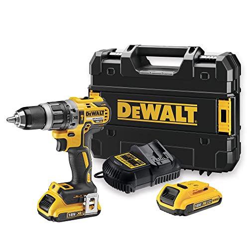 DeWalt TRAPANI AVVITATORI 2 VELOCITA’ 18V MOTORE BRUSHLESS Mandrino autoserrante in metallo 1.5-13mm,