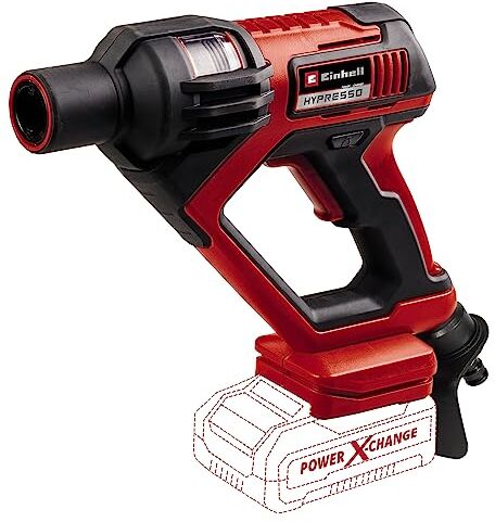 Einhell Pistola per idropulitrice a batteria HYPRESSO 18/24 Li-Solo Power X-Change (18 V, 24 bar, per la pulizia e l'irrigazione mobili, 240 l/ora, incl. accessori, senza batteria)