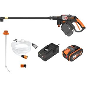 WORX Nitro Idropulitrice a batteria 20 V PowerShare max. 56 bar 220L/H Include batteria da 4,0 Ah e caricatore Pulizia terrazze e lavaggio auto WORX Nitro Idropulitrice a batteria 20 V PowerShare max. 56 bar 220L/H Include batteria da 4,0 Ah e caricatore Pulizia terrazze e lavaggio auto
