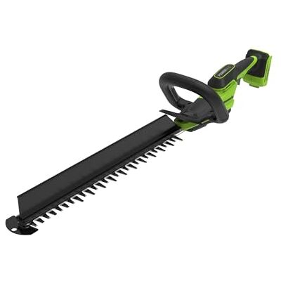 Greenworks Tagliasiepi a batteria 24V 51 cm, motore brushless, lama doppia azione 28 mm, Hedge Sweeper integrato, impugnatura ergonomica avvolgente, solo utensile HT2002DA1 Greenworks Tagliasiepi a batteria 24V 51 cm, motore brushless, lama doppia azione 28 mm, Hedge Sweeper integrato, impugnatura ergonomica avvolgente, solo utensile HT2002DA1