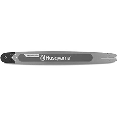 Husqvarna X-Tough Barra per Motosega Leggera, 61 cm, Passo 0,95 cm, 84 Maglie di Trasmissione, Passo 3/8 Husqvarna X-Tough Barra per Motosega Leggera, 61 cm, Passo 0,95 cm, 84 Maglie di Trasmissione, Passo 3/8