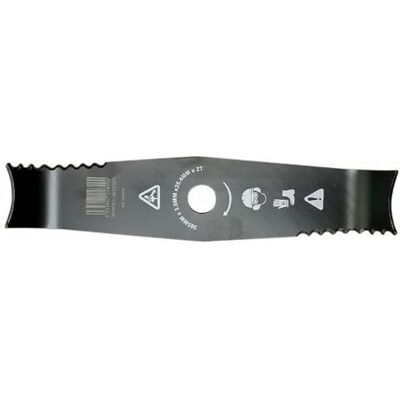 AMA Disco per Decespugliatore a 2 Denti Mulching per Arbusti – Acciaio al Nichel-Carbonio, 305 mm di Larghezza Taglio, Foro 25,4 mm AMA Disco per Decespugliatore a 2 Denti Mulching per Arbusti – Acciaio al Nichel-Carbonio, 305 mm di Larghezza Taglio, Foro 25,4 mm