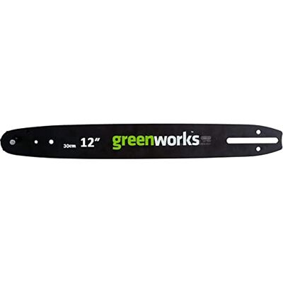 Greenworks Original Guide Bar for Chainsaw (30 cm Replacement Bar Suitable for the Chainsaws G40CS30 and GD24CS30 by ) Greenworks Original Guide Bar for Chainsaw (30 cm Replacement Bar Suitable for the Chainsaws G40CS30 and GD24CS30 by )