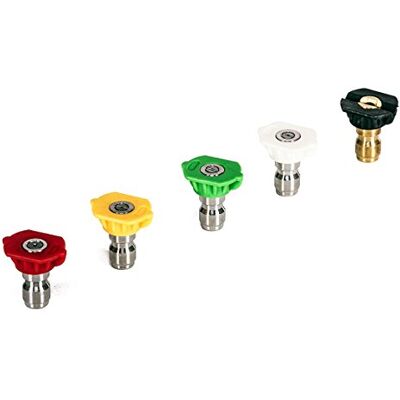 Greenworks 3300 PSI Universal Pressure Washer Spray Tip Attachments (5 pack) Greenworks 3300 PSI Universal Pressure Washer Spray Tip Attachments (5 pack)