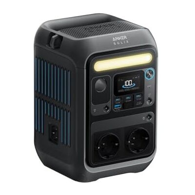 Stazione di energia portatile Anker SOLIX C300X - 288Wh, 7 porte Stazione di energia portatile Anker SOLIX C300X - 288Wh, 7 porte