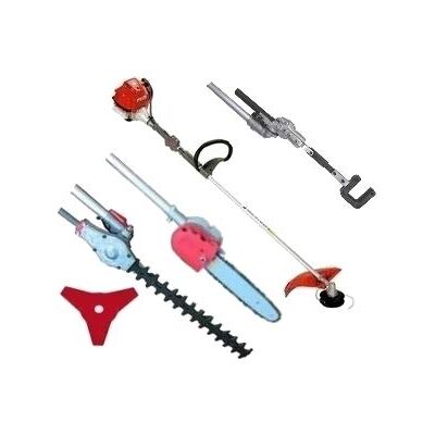 GrecoShop Decespugliatore + Tagliasiepi + Motosega/Troncarami/Tagliarami + Gancio Scuotiolive/mandorle + Disco girevole 3 denti Motore a scoppio 52cc Colore Yellow GrecoShop Decespugliatore + Tagliasiepi + Motosega/Troncarami/Tagliarami + Gancio Scuotiolive/mandorle + Disco girevole 3 denti Motore a scoppio 52cc Colore Yellow