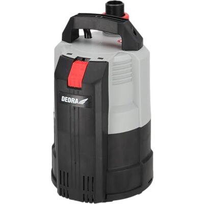 Dedra Pompa sommersa per acqua pulita e sporca , pompa di aspirazione piatta, 350 W, portata 4500 l/h, due modalità di funzionamento, funzione di aspirazione piatta, pompaggio fino a 1 mm livello Dedra Pompa sommersa per acqua pulita e sporca , pompa di aspirazione piatta, 350 W, portata 4500 l/h, due modalità di funzionamento, funzione di aspirazione piatta, pompaggio fino a 1 mm livello