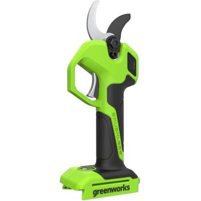 Greenworks Forbice Elettrica 24V Solo Utensile, Motore Brushless, Lame Acciaio Laser, Apertura 22/32 mm, Display LED, Forbice Potatura Batteria A1 Greenworks Forbice Elettrica 24V Solo Utensile, Motore Brushless, Lame Acciaio Laser, Apertura 22/32 mm, Display LED, Forbice Potatura Batteria A1