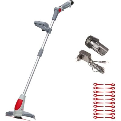 IKRA tagliabordi IART 1224 incl batteria, caricabatterie e 20 lame in nylon IKRA tagliabordi IART 1224 incl batteria, caricabatterie e 20 lame in nylon