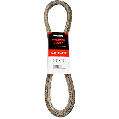 MAXPOWER Cinghie , rinforzante in Kevlar, 5/8" x 77" 5L770 Lunghezza Esterna L(a) 1950 mm. MAXPOWER Cinghie , rinforzante in Kevlar, 5/8" x 77" 5L770 Lunghezza Esterna L(a) 1950 mm.
