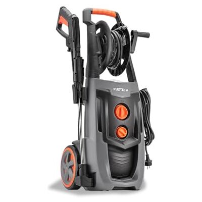 Fuxtec Idropulitrice Professionale , 195 bar, 2500W, 7m Tubo Alta Pressione, 468l/h, Diverse Impostazioni di Spruzzo, Serbatoio detergente, Pulitore per Superfici e veicoli Fuxtec Idropulitrice Professionale , 195 bar, 2500W, 7m Tubo Alta Pressione, 468l/h, Diverse Impostazioni di Spruzzo, Serbatoio detergente, Pulitore per Superfici e veicoli