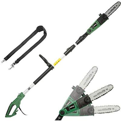 BAKAJI Potatore Telescopico Elettrico Motosega 750W Asta Estensibile 2,70 mt Elettrosega Lama 25,5 cm con Inclinazione Sega Regolabile e Freno Meccanico Taglia Rami Legna Alberi Giardino BAKAJI Potatore Telescopico Elettrico Motosega 750W Asta Estensibile 2,70 mt Elettrosega Lama 25,5 cm con Inclinazione Sega Regolabile e Freno Meccanico Taglia Rami Legna Alberi Giardino