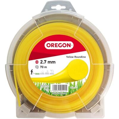 Oregon Yellow Round Strimmer Line/Wire for Grass Trimmers and Brushcutters, 2.7 mm x 70 m Oregon Yellow Round Strimmer Line/Wire for Grass Trimmers and Brushcutters, 2.7 mm x 70 m