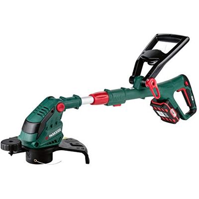 Parkside ® Tagliaerba a batteria X20V PRTA 20-Li C3, testa trimmer girevole, batteria e caricatore inclusi Parkside ® Tagliaerba a batteria X20V PRTA 20-Li C3, testa trimmer girevole, batteria e caricatore inclusi