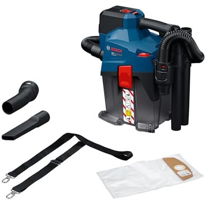 Bosch PRO 18V System Aspiratore a batteria GAS18V-6LS (incl. tubo flessibile, tubo a gomito, bocchetta per fessure, bocchetta per pavimenti, adattatore PT, tubi, borsa in tessuto) Bosch PRO 18V System Aspiratore a batteria GAS18V-6LS (incl. tubo flessibile, tubo a gomito, bocchetta per fessure, bocchetta per pavimenti, adattatore PT, tubi, borsa in tessuto)