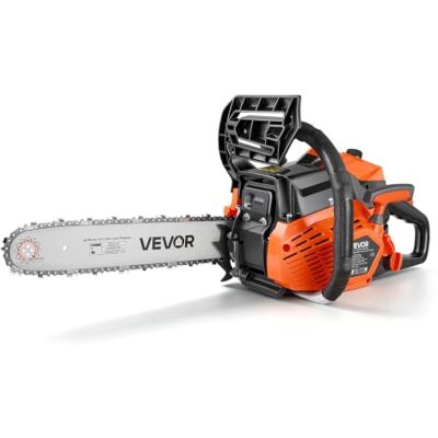 VEVOR Troncatrice a Benzina da 355,6 mm 40 cc 1,15 kW Motore a 2 Tempi per Taglio Legno e Disboscamento Alberi, Starter Sincronizzato con Acceleratore, Impugnatura Antiscivolo e Doppio Serbatoio VEVOR Troncatrice a Benzina da 355,6 mm 40 cc 1,15 kW Motore a 2 Tempi per Taglio Legno e Disboscamento Alberi, Starter Sincronizzato con Acceleratore, Impugnatura Antiscivolo e Doppio Serbatoio