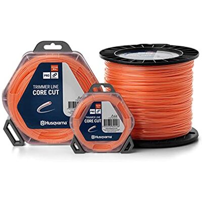 Husqvarna Filo per decespugliatore, 2,7 mm, 240 m, colore: arancione/traslucido Husqvarna Filo per decespugliatore, 2,7 mm, 240 m, colore: arancione/traslucido