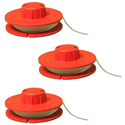 IKRA bobine di fili sostitutive (S) set da 3 rocchetto per tagliabordi IKRA bobine di fili sostitutive (S) set da 3 rocchetto per tagliabordi