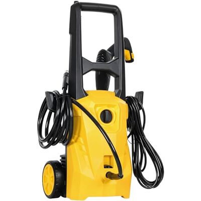Outsunny Idropulitrice ad Alta Pressione 1600W 120 Bar 390 l/h Giallo Outsunny Idropulitrice ad Alta Pressione 1600W 120 Bar 390 l/h Giallo