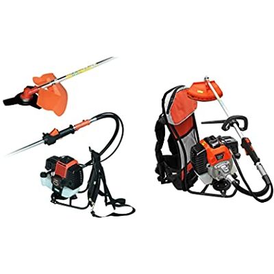 GrecoShop Decespugliatore/Tagliaerba/Rasaeraba/Tagliabordi Motore a scoppio 51,7cc a zaino/spalla GrecoShop Decespugliatore/Tagliaerba/Rasaeraba/Tagliabordi Motore a scoppio 51,7cc a zaino/spalla