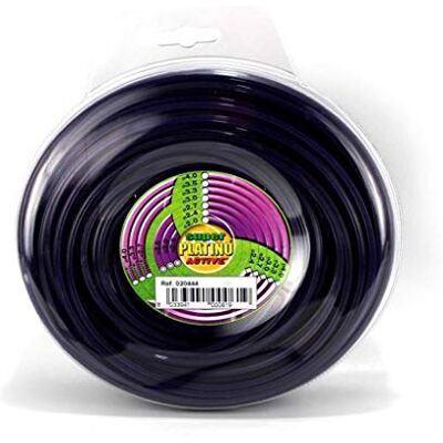 ACTIVE FILO PER DECESPUGLIATORE NYLON PLATINO 2.7mm SEZIONE SEGA TIPO CORDA - ACTIVE FILO PER DECESPUGLIATORE NYLON PLATINO 2.7mm SEZIONE SEGA TIPO CORDA -