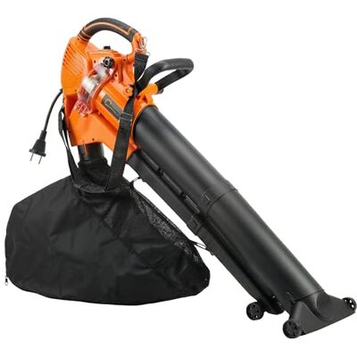 Outsunny Soffiatore e Aspiratore per Foglie 3-in-1 3000W con Trituratore Outsunny Soffiatore e Aspiratore per Foglie 3-in-1 3000W con Trituratore
