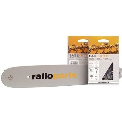 Ratioparts Combinazione catena e binario 2+1 Ratioparts Combinazione catena e binario 2+1