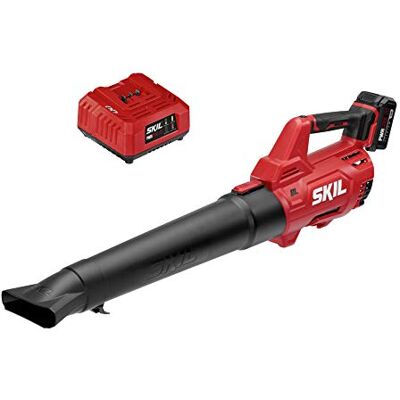 SKIL PWR CORE 20 Soffiatore manuale senza spazzole a velocità variabile, 20 V, 400 CFM, include batteria da 4,0 Ah e caricabatterie SKIL PWR CORE 20 Soffiatore manuale senza spazzole a velocità variabile, 20 V, 400 CFM, include batteria da 4,0 Ah e caricabatterie