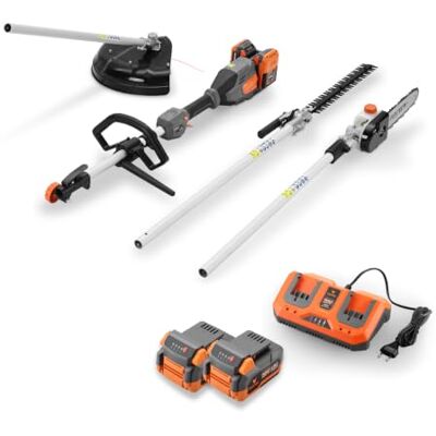 Fuxtec Multitool 3 in 1 E2MTSET • 40 V • Decespugliatore a batteria con accessorio motosega e tagliasiepi • Tagliaerba • Decespugliatore con attacco rapido • Attrezzo combinato Fuxtec Multitool 3 in 1 E2MTSET • 40 V • Decespugliatore a batteria con accessorio motosega e tagliasiepi • Tagliaerba • Decespugliatore con attacco rapido • Attrezzo combinato