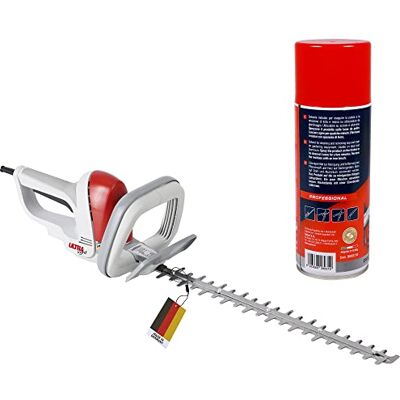 IKRA tagliasiepi elettrico FHS 1545, solo 1,9 kg, spray incluso Made in Germany, 500W, lunghezza di taglio 45 cm, protezione meccanica da sovraccarico e blocco IKRA tagliasiepi elettrico FHS 1545, solo 1,9 kg, spray incluso Made in Germany, 500W, lunghezza di taglio 45 cm, protezione meccanica da sovraccarico e blocco