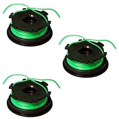 IKRA Bobine di Fili sostitutive (DA-F2) Set da 3 Rocchetto per tagliabordi BT 1040 IKRA Bobine di Fili sostitutive (DA-F2) Set da 3 Rocchetto per tagliabordi BT 1040