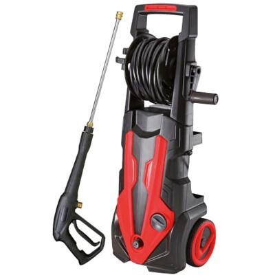 Valex Idropulitrice Elettrica a Freddo Carry 2601, 2500W, 180 bar, 450 l/h, Tubo 8m con Avvolgitore, Serbatoio incorporato e ugelli inclusi Valex Idropulitrice Elettrica a Freddo Carry 2601, 2500W, 180 bar, 450 l/h, Tubo 8m con Avvolgitore, Serbatoio incorporato e ugelli inclusi