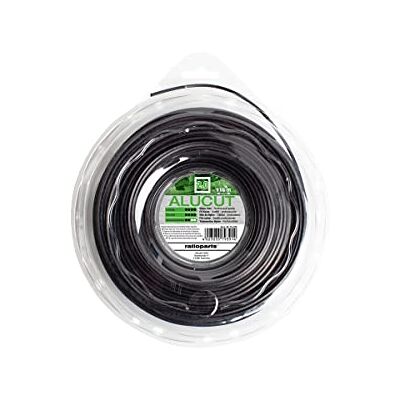 Ratioparts Filo di nylon 2,0 mm Alu-Cut 116 m filo di taglio 4 punti nero Ratioparts Filo di nylon 2,0 mm Alu-Cut 116 m filo di taglio 4 punti nero