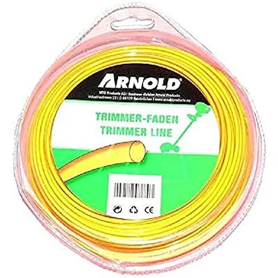 Arnold Copolymer 2019 S-MODELLE Filo per decespugliatore, Rotondo, 3,0 mm, 52 m, Colore: Nero Arnold Copolymer 2019 S-MODELLE Filo per decespugliatore, Rotondo, 3,0 mm, 52 m, Colore: Nero