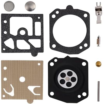 Aerzetix Kit di riparazione e membrana del carburatore per motosega compatibile con Husqvarna 357 359 walbro Aerzetix Kit di riparazione e membrana del carburatore per motosega compatibile con Husqvarna 357 359 walbro