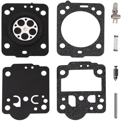 Aerzetix Kit di riparazione e membrana del carburatore per motosega compatibile con Husqvarna 235 , 236 , 240 Aerzetix Kit di riparazione e membrana del carburatore per motosega compatibile con Husqvarna 235 , 236 , 240