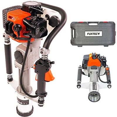 Fuxtec Battipalo a scoppio post-driver 32,7 cc FX-PR165 motore a 2 tempi con due adattatori 20-45 mm e 46-80 mm per pali in legno, metallo e truciolati Fuxtec Battipalo a scoppio post-driver 32,7 cc FX-PR165 motore a 2 tempi con due adattatori 20-45 mm e 46-80 mm per pali in legno, metallo e truciolati