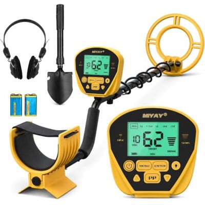 Generic Metal Detector Professionali Portatile con Display LCD per Adulti (Giallo) Generic Metal Detector Professionali Portatile con Display LCD per Adulti (Giallo)