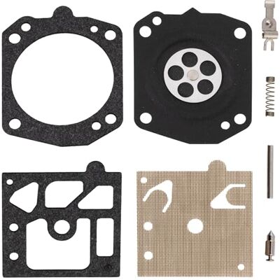 Aerzetix Kit di riparazione e membrana del carburatore per motosega compatibile con STIHL MS 290 , MS 390 , 029 , 039 Aerzetix Kit di riparazione e membrana del carburatore per motosega compatibile con STIHL MS 290 , MS 390 , 029 , 039