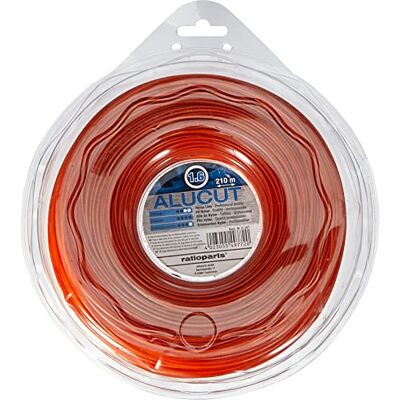 Ratioparts Cut di Alluminio Professionale Rotondo Ø 1,6 mm x 210 m Filo di Nylon Trimmer, Arancione Ratioparts Cut di Alluminio Professionale Rotondo Ø 1,6 mm x 210 m Filo di Nylon Trimmer, Arancione