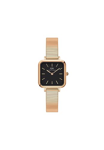 Daniel Wellington Orologio Quadro Studio da Donna, 22x22mm Acciaio Inox (316L) Oro rosato Orologio Donna