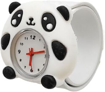 osiuujkw Orologio in Silicone per Cartoni Animati Elegante e affidabile per Bambini, Bambino, Ragazzo, Ragazza, Coccinella, Orologio in Silicone per Cartoni Animati, Gel di silice, Panda