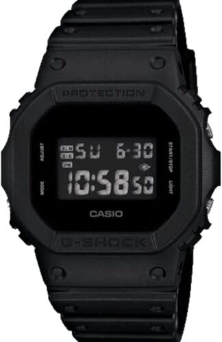 Casio Orologio Digitale Uomo con Cinturino in Resina DW-5600BB-1ER