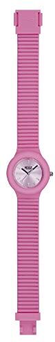 Hip Hop Orologio DONNA STARRY quadrante MONO-COLORE ROSA movimento SOLO TEMPO 3H QUARZO e CINTURINO SILICONE ROSA