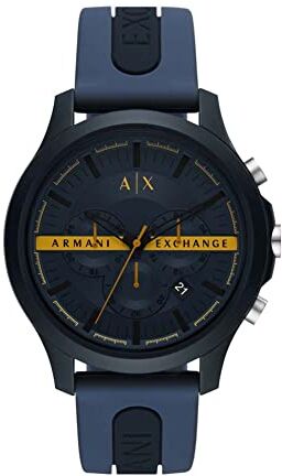 Armani Chronograph maschile al quarzo con braccialetto