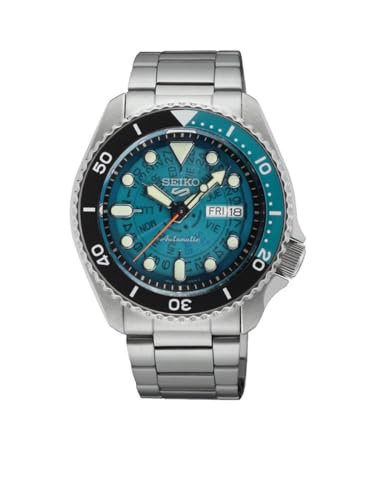 Seiko 5 sport skx quadrante blu ""stile scheletro"".